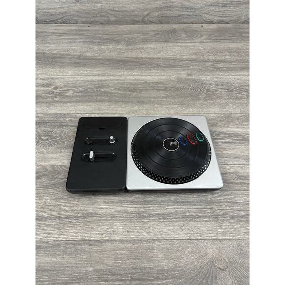Nintendo PS3 & PS2 DJ Hero 2 Wireless Turntable Controller *No Dongle* Tested! - Picture 1 of 9